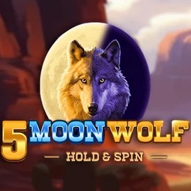 5 Moon Wolf by Apparat Gaming, showcased at lolospins.eu – game logo