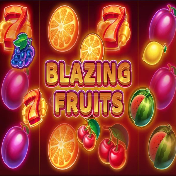 Blazing Fruits online game logo by Inbet Games on lolospins.eu