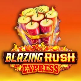 Blazing Rush Express logo by AreaVegas at Lolospin Casino