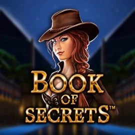 Book of Secrets slot logo by SYNOT Games at Lolospin Casino