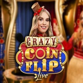 Try Crazy Coin Flip slot by Evolution on lolospins.eu – logo image