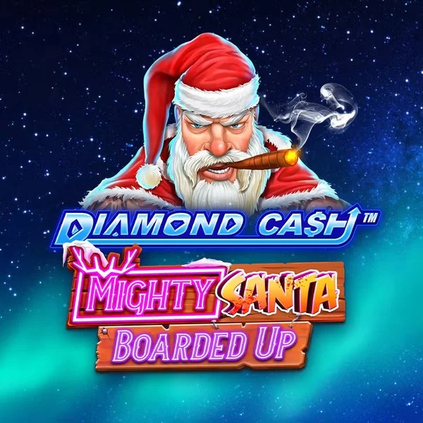 Diamond Cash Mighty Santa Boarded Up logo by Greentube at Lolospin Casino
