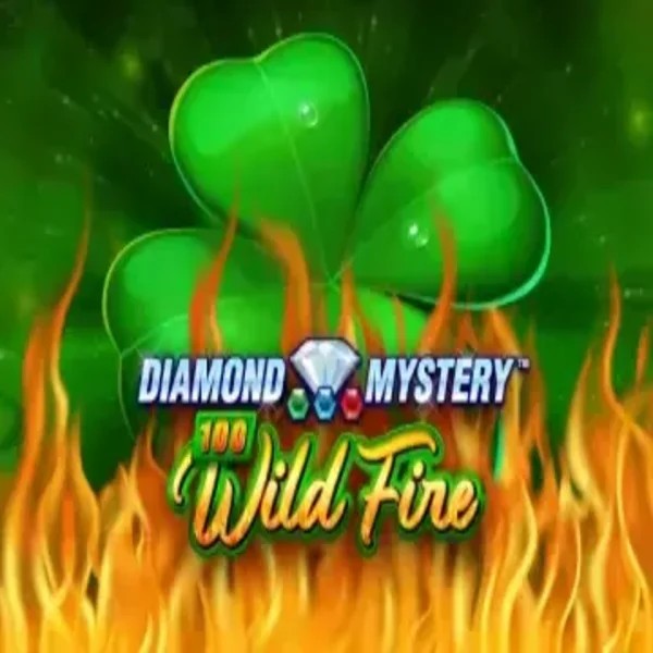 Diamond Mystery 100 Wild Fire slot icon by Greentube, available at Lolospin Casino