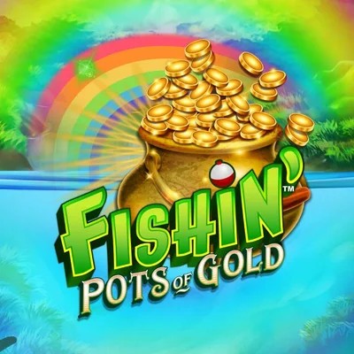 Official Slots logo: Fishin Pots Of Gold by Gameburger Studios at Lolospin Casino