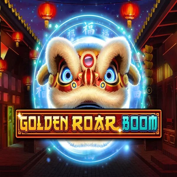 Golden Roar BOOM slot visual from Greentube available on lolospins.eu
