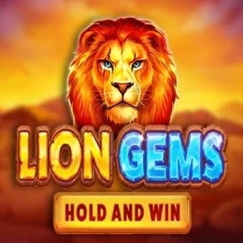 Lion Gems Hold and Win by Playson, showcased at lolospins.eu – game logo