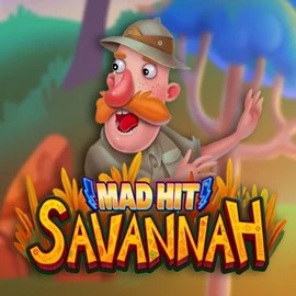 Mad Hit Savannah slot logo by RubyPlay at Lolospin Casino