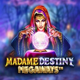 Madame Destiny Megaways logo by Pragmatic Play at Lolospin Casino