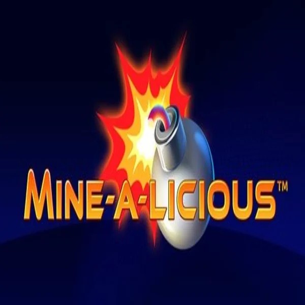 Mine a Licious slot logo by Playtech at Lolospin Casino