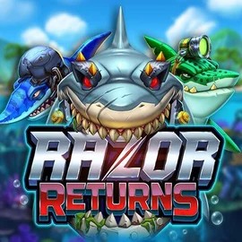 Razor Returns online game logo by Push Gaming on lolospins.eu