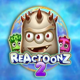 Reactoonz 2 logo by Play'n GO at Lolospin Casino