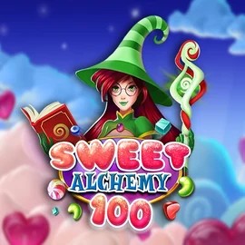 Official Slots logo: Sweet Alchemy 100 by Play'n GO at Lolospin Casino