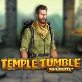 Temple Tumble Megaways online game logo by Relax Gaming on lolospins.eu
