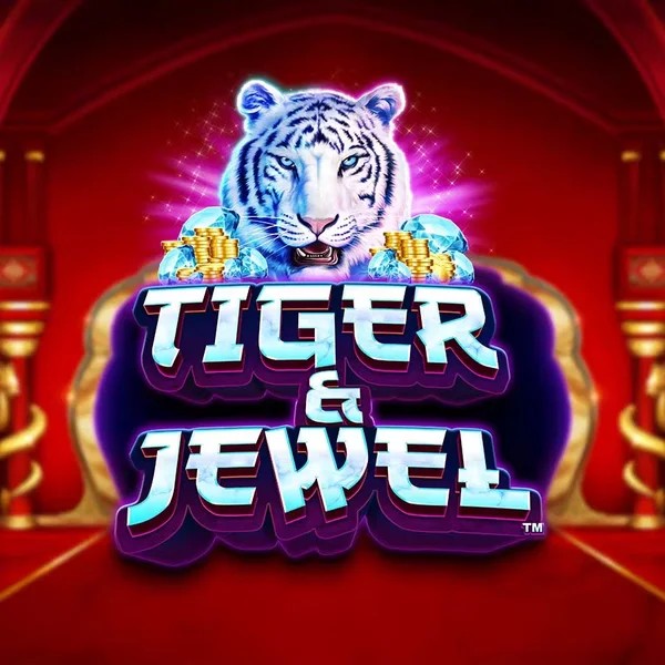 Tiger and Jewel online game logo by Greentube on lolospins.eu